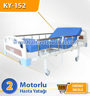 2 Motorlu Hasta Yatağı
