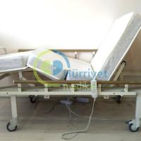 2 Motorlu Mdf Başlıklı Hasta Karyolası