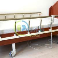 Ev Tipi Ahşap 2 Motorlu Hasta Karyolası